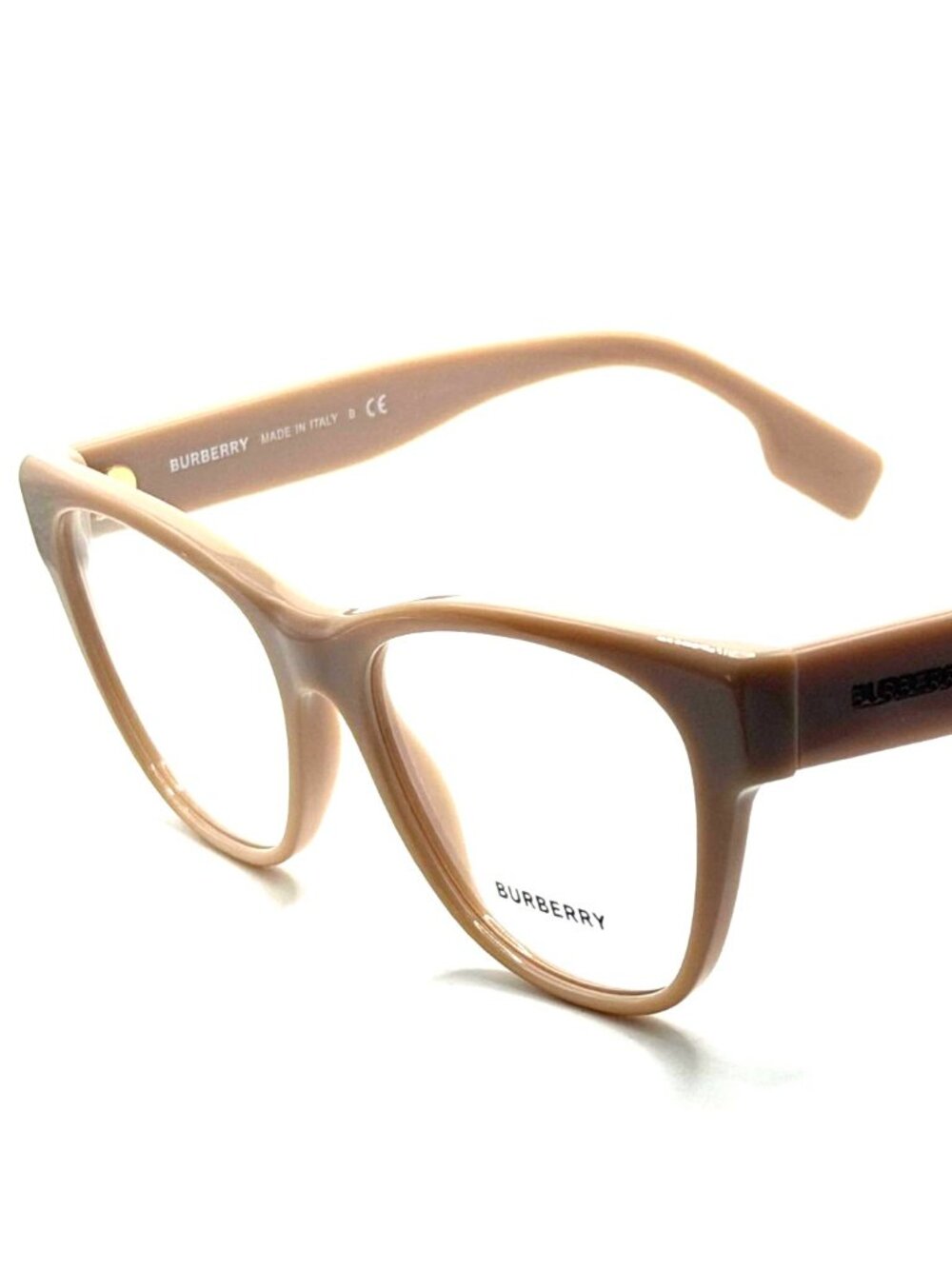 NEW BURBERRY B 2301 3807 BEIGE UNISEX EYEGLASSES 53MM 16 140
